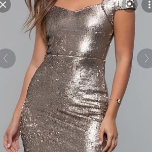 Mystic Sequin Cocktail Dress